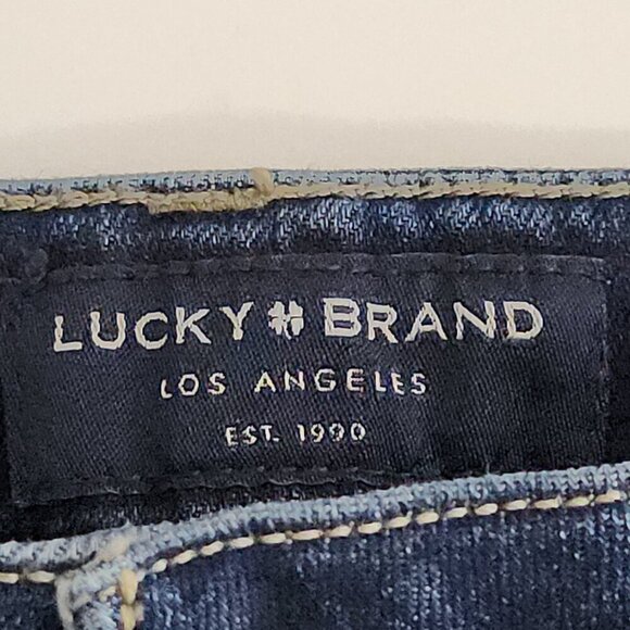 Lucky Brand Low Rise Skinny Lolita Jeans Women's size 2/26R Dark Blue Wash - Picture 3 of 5